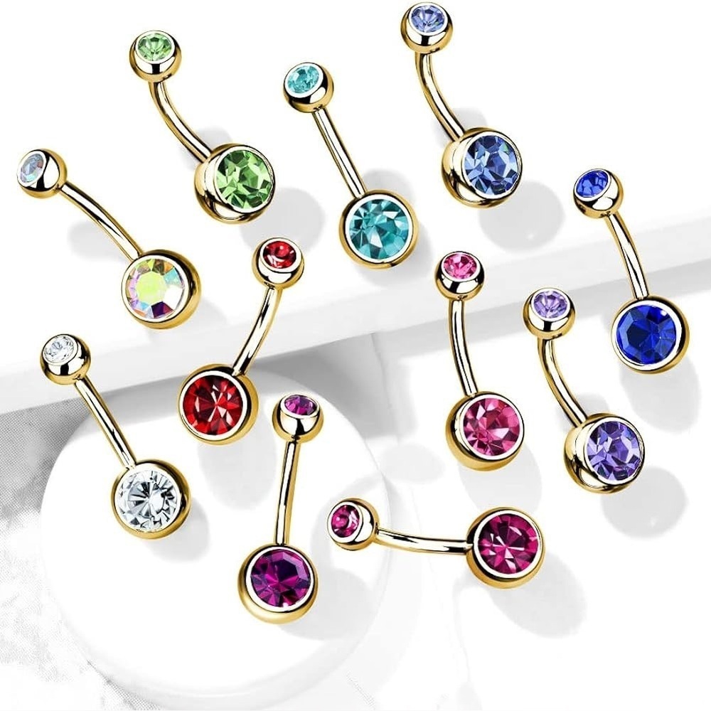 NWT Titanium Belly Ring – Navel Piercing Jewelry